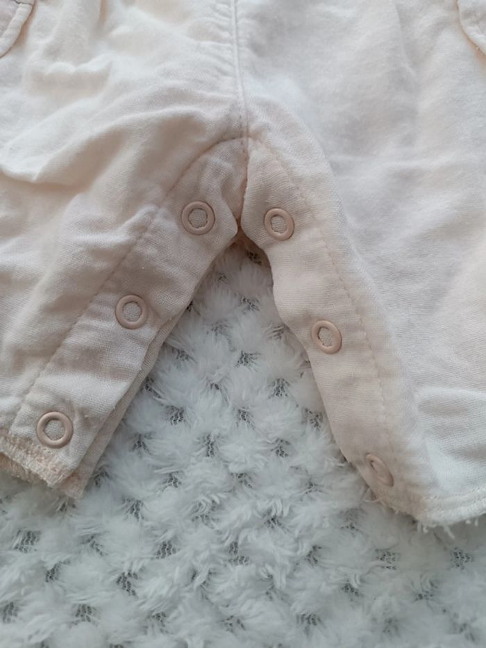 🔸 Combinaison short à bretelles Fille - Petit Bateau 3 Mois🔸 - photo numéro 5