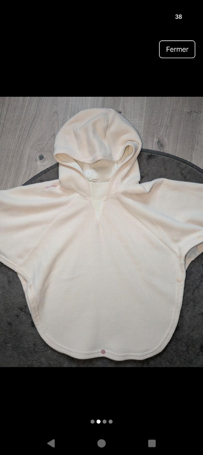 Poncho beige fille 4 ans Quechua - photo numéro 2