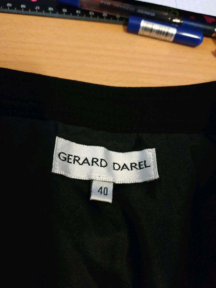 Jupe Gérard Darel T 40 noire tulipe neuve - photo numéro 2