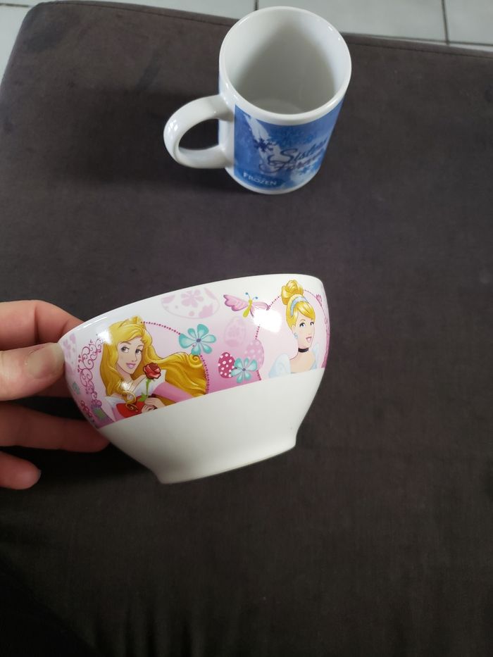 Bol Princesses et mug reine des neiges - photo numéro 8
