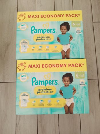 Couches Pampers premium protection taille 6