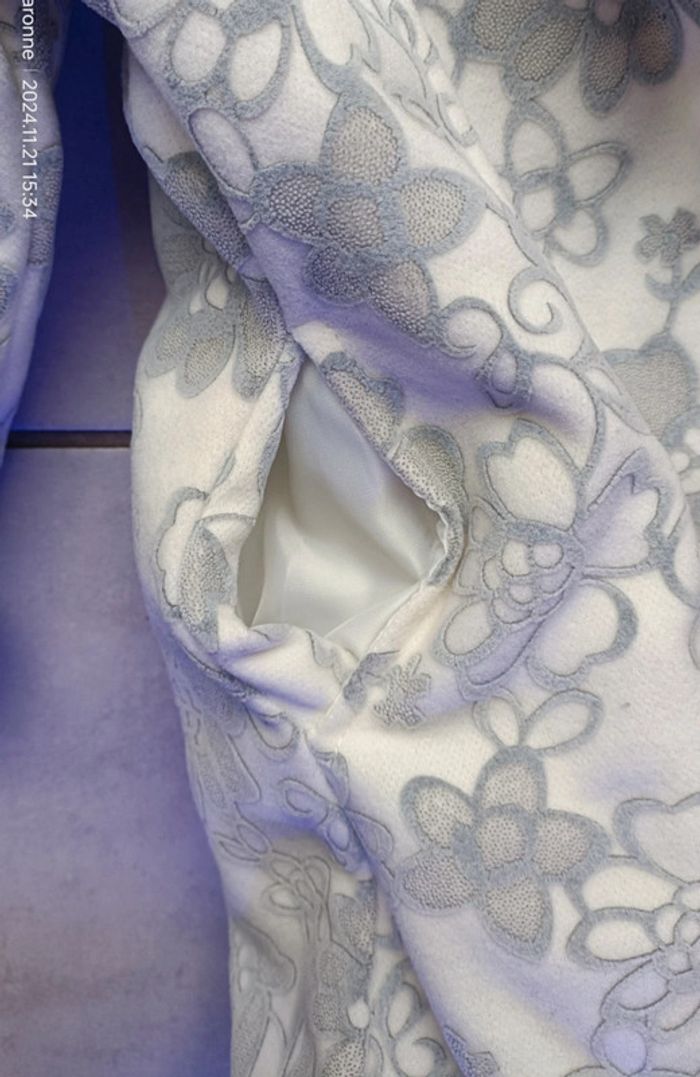 Manteau chic velours avec béret fille - 24 mois - photo numéro 6