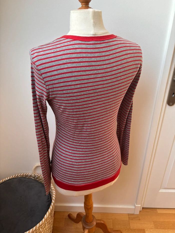 T-shirt ML - marinière - Taille 40 - photo numéro 10
