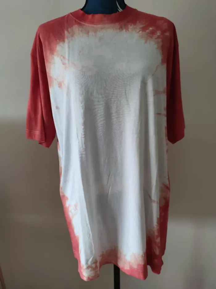 American Tshirt tye and dye orange annes 90 grunge