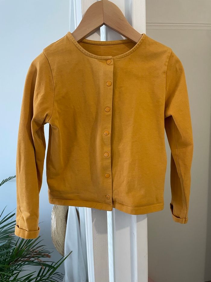 Vertbaudet - gilet à boutons taille 7 ans