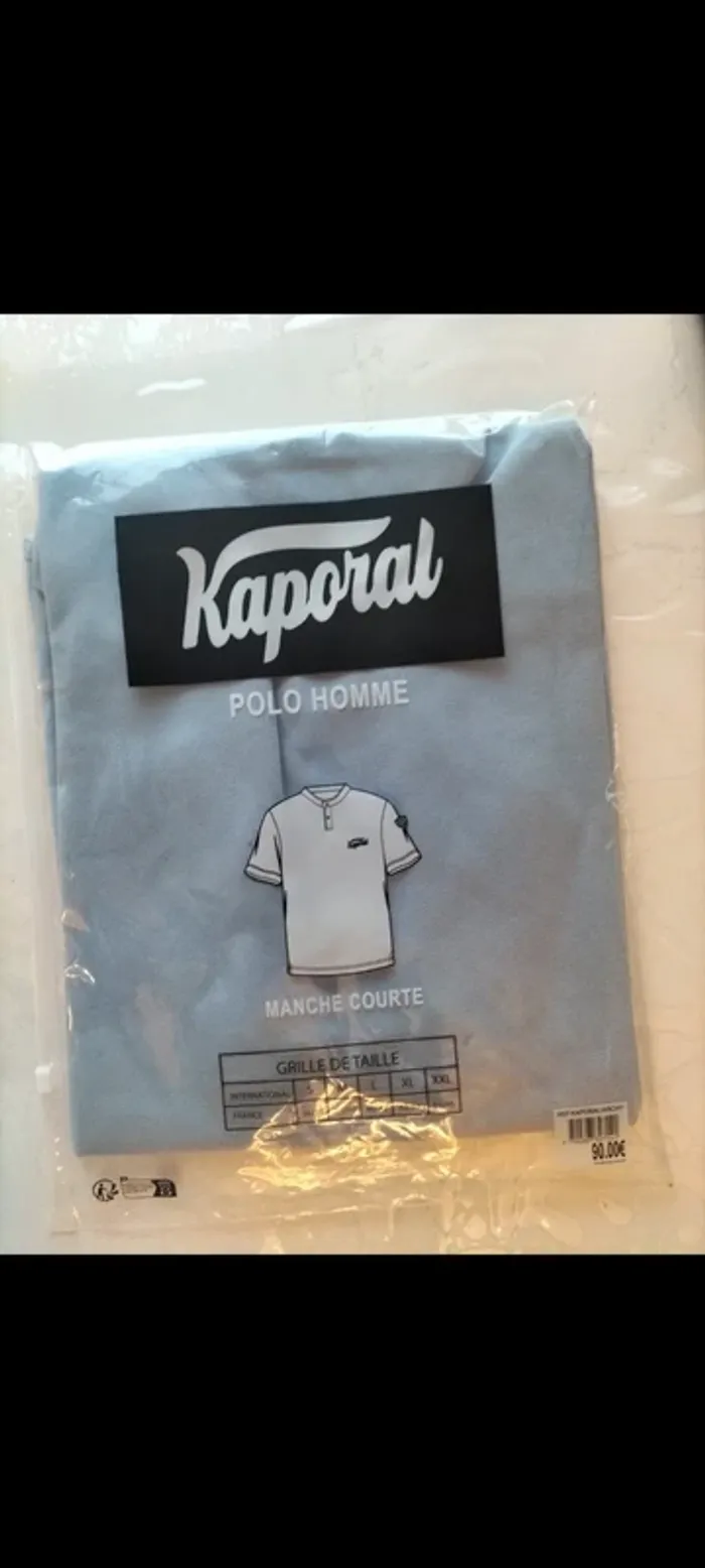 Polo homme Kaporal bleu clair S - photo numéro 3