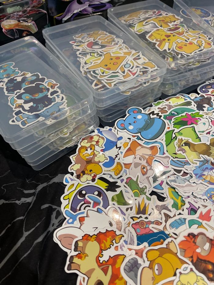 Énorme lot de stickers Pokémon - photo numéro 2