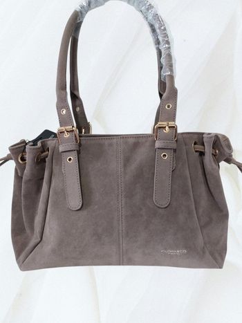 Sac à main medium taupe Flora Co