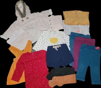 LOT fille 12 mois fille