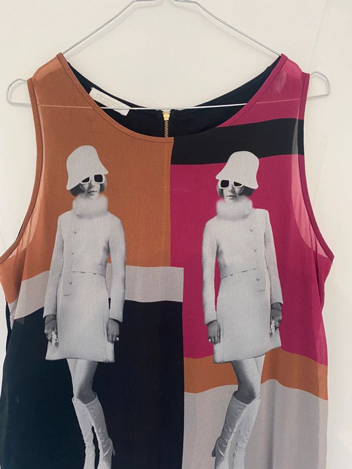 Tunique rétro manches courtes - photo numéro 2