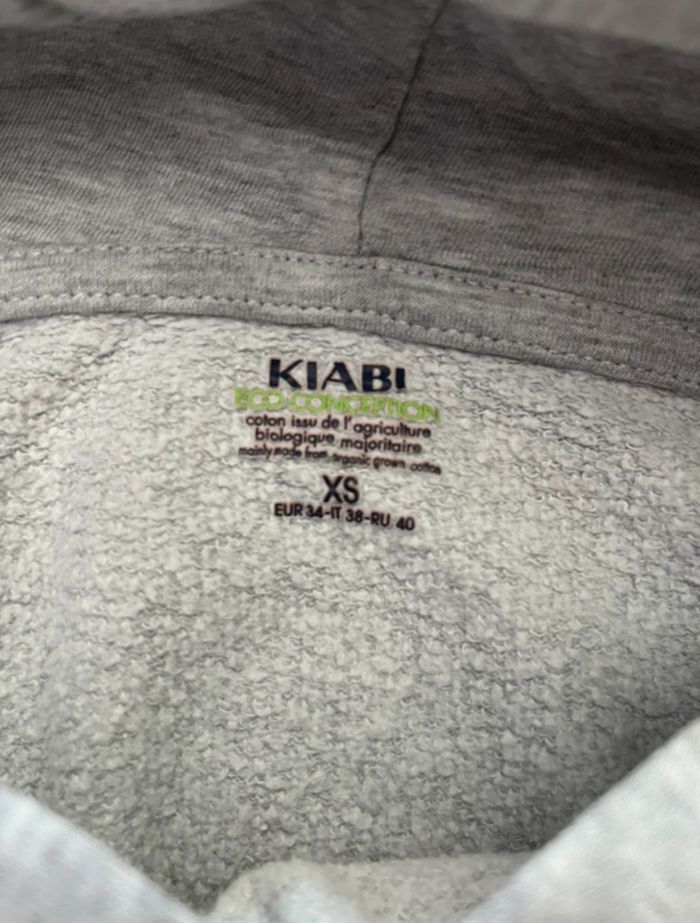 Sweat à capuche gris - photo numéro 3