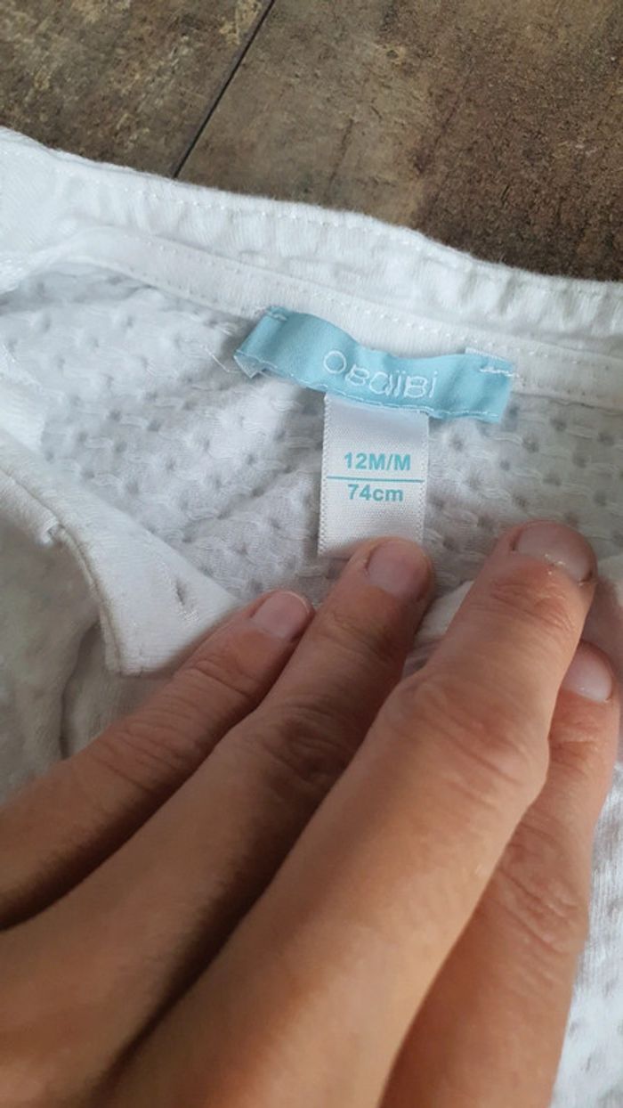 Gilet Obaïbi 12 mois en très bon état - photo numéro 3
