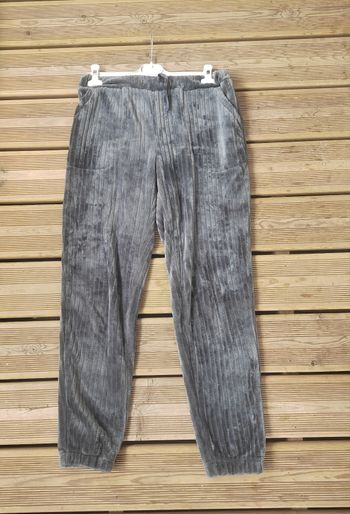 Pantalon en velours côtelé gris - Taille M/38 - Très Bon État