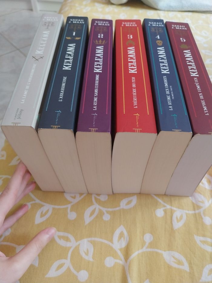 6 Romans Keleana tomes 0.5 à 5- Sarah J. Maas La Martinière - photo numéro 2