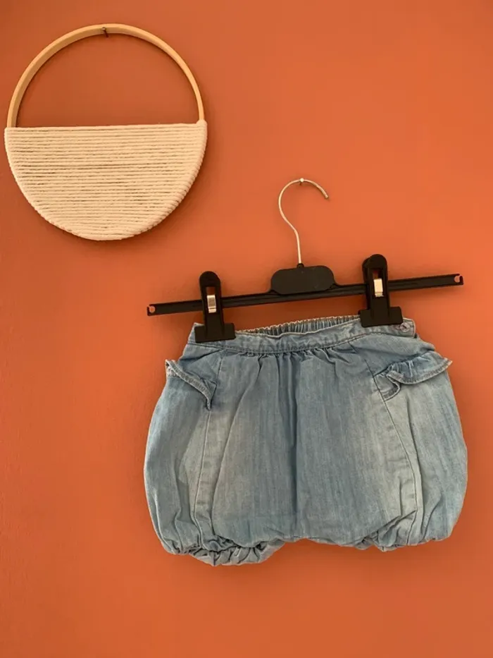 6 mois - obaïbi- short fille