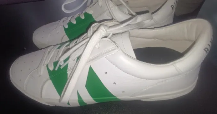 Sneakers cuir blanc/vert Bikkembergs - photo numéro 4