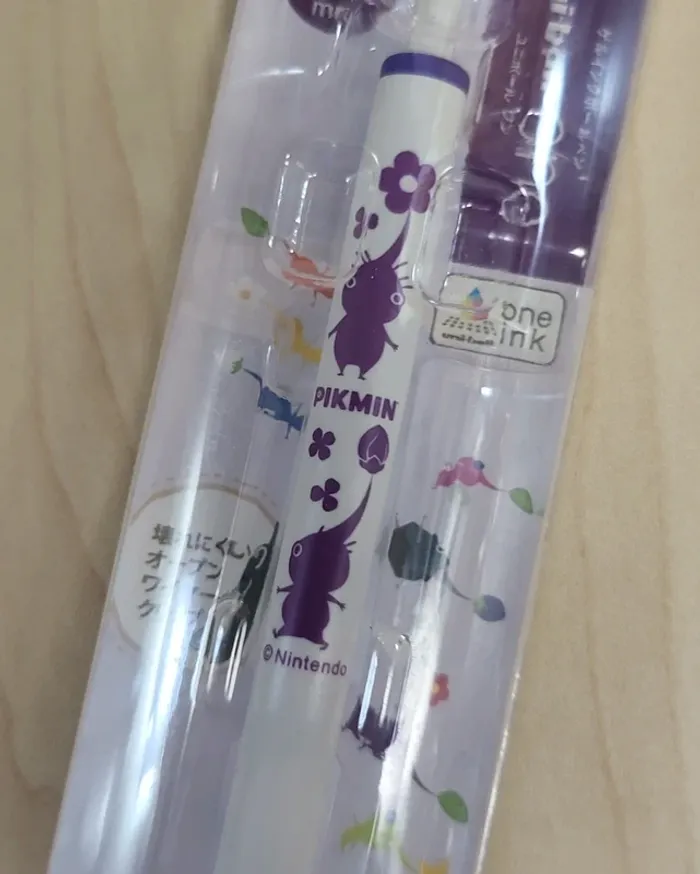 Stylo Pikmin Uni-ball 0.38 mm violet - photo numéro 3