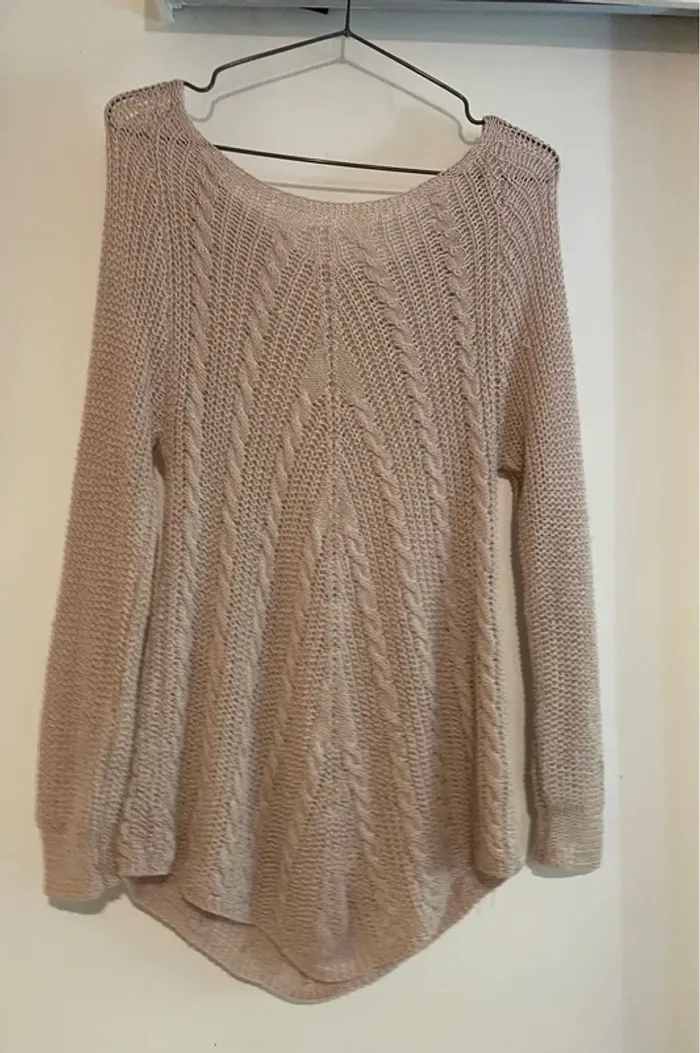 Jolie pull rose Made In Italy taille S - 36 très bon état - photo numéro 4