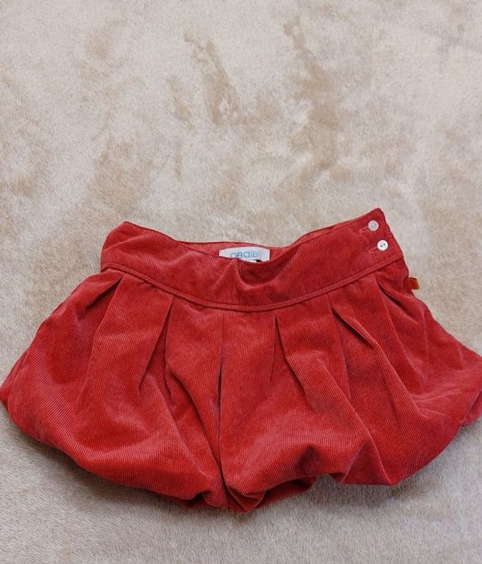 Jupe bouffante velours doublée bébé fille 12 mois