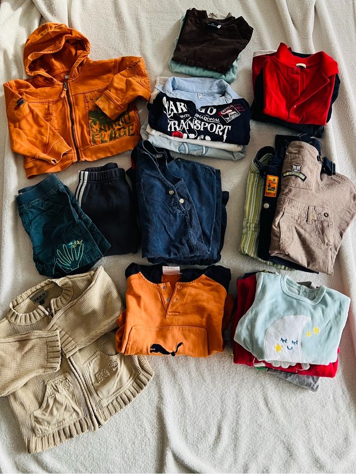 Lot vêtements garçon Tailles 12 mois 18 mois 2 ans