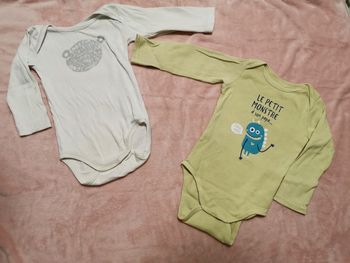 Lot 2 bodies ML mixtes 24 mois.