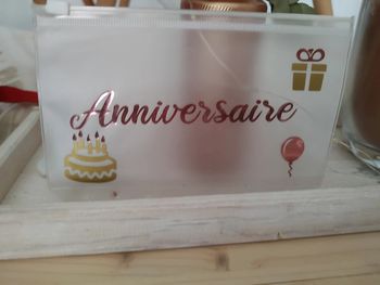 Porte-monnaie enveloppe budgétaire" Anniversaire"