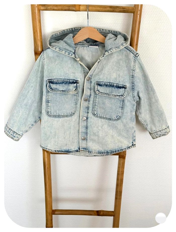 Zara - Veste en jean bleu clair Taille 2/3 ans
