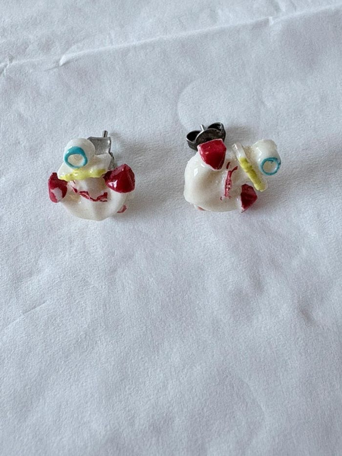 Boucles d’oreilles ancre de marine