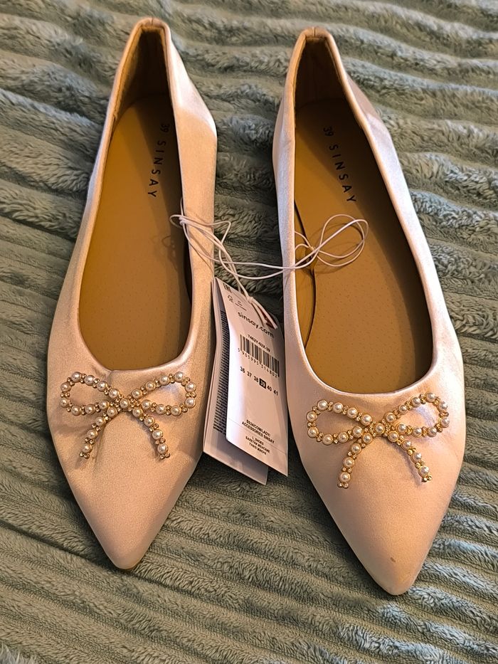 Ballerine couleur nude T39 Sinsay