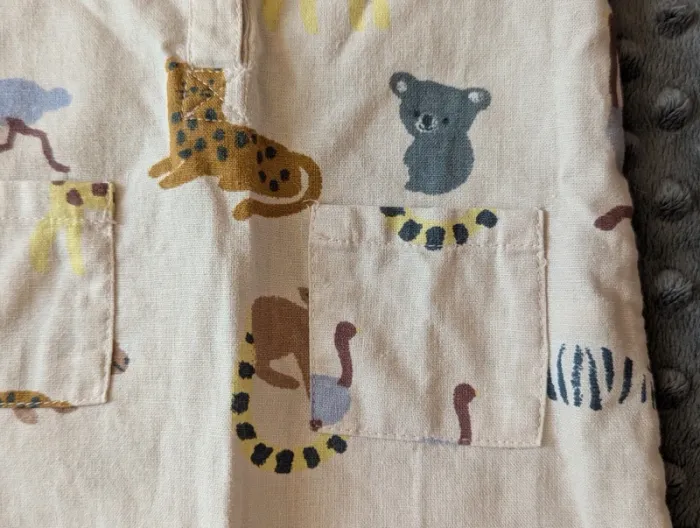 Combi-short bébé 6 mois Bout'chou #animaux #safari #été #mixte - photo numéro 4