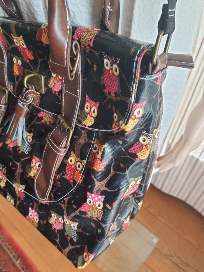 Jolie Sac à main noir/marron Mfhandbags neuf - photo numéro 6