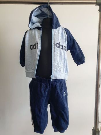 6 mois ensemble gilet veste légère pantalon jogging Adidas