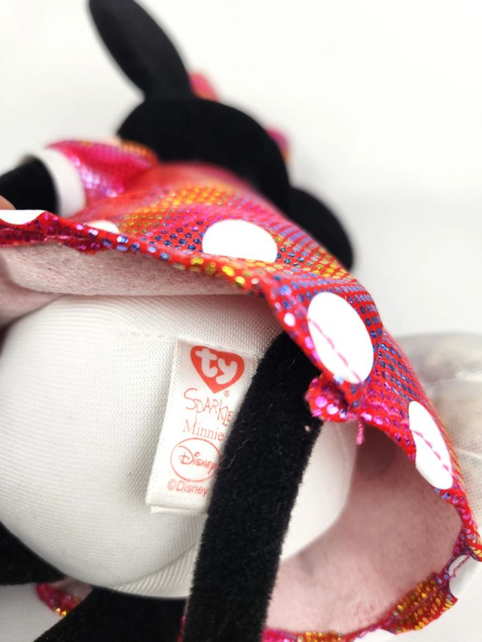 Peluche Minnie Mouse Ty Sparkle Disney - photo numéro 6