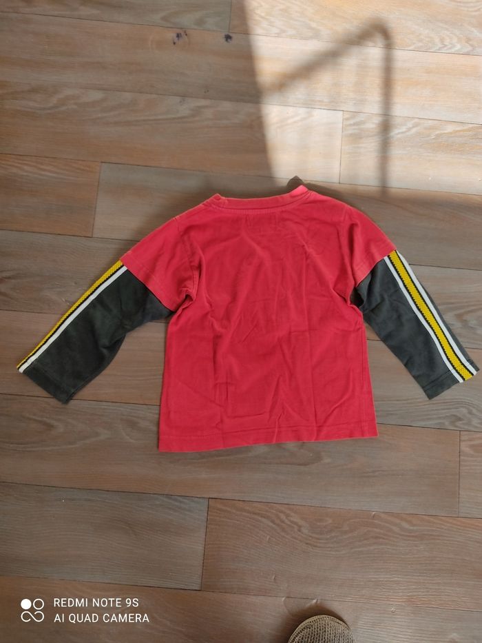 Tee shirt manches longues garçon 3-4 ans - photo numéro 2
