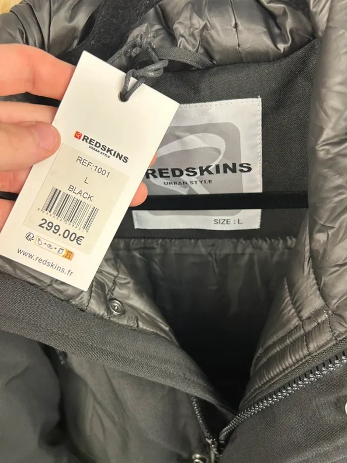 Parka Noir Redskins L neuve - photo numéro 3