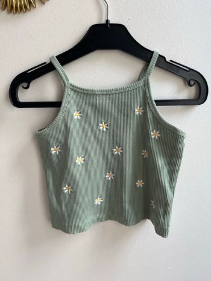 Top Zara fleurs 9 ans