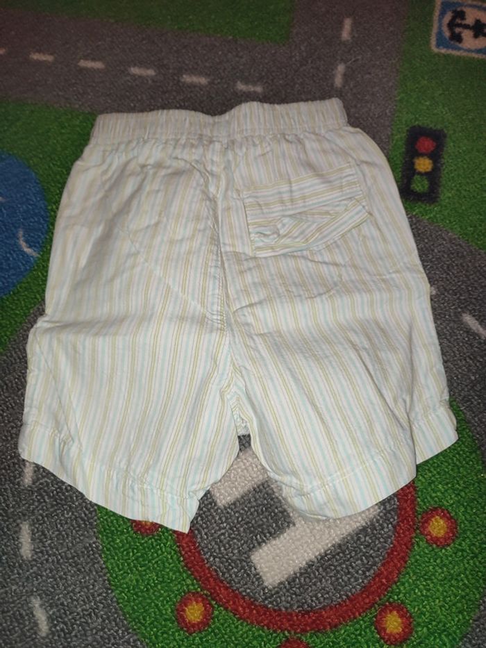short rayé bébé - photo numéro 2