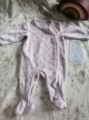 Pyjama velours orchestra 3 mois licorne