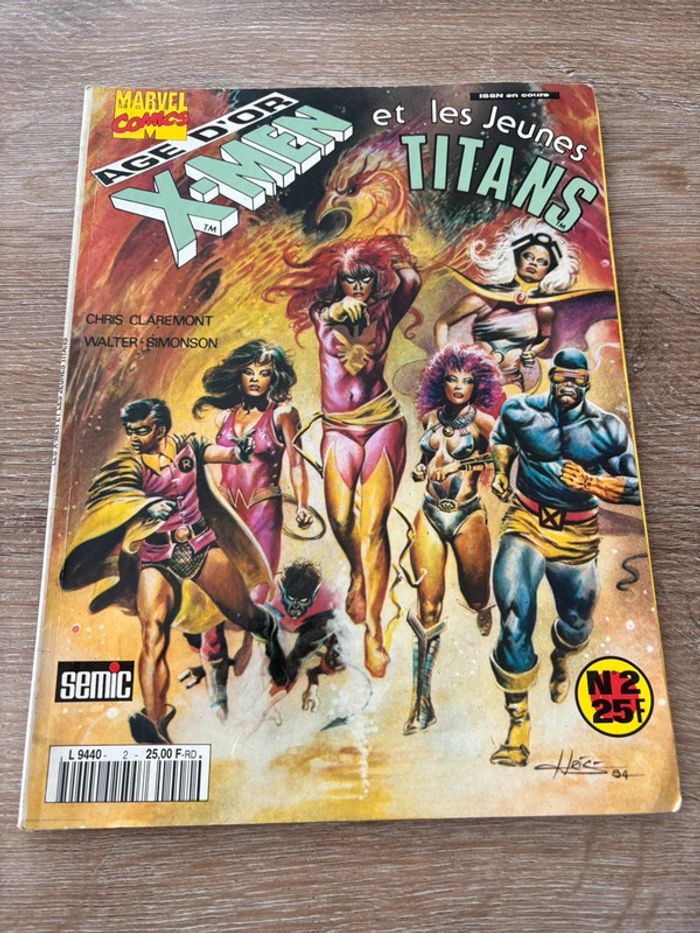 Collection top bd 2 age d’or x-men et les jeunes titans