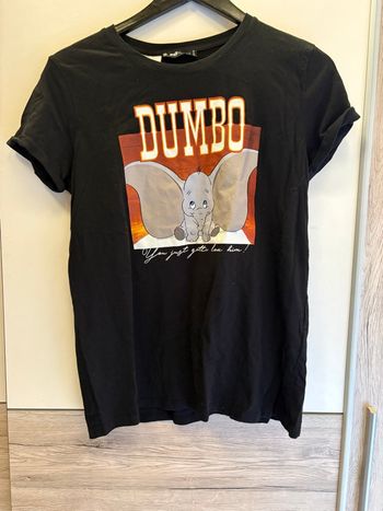 T-shirt dumbo Disney – Noir