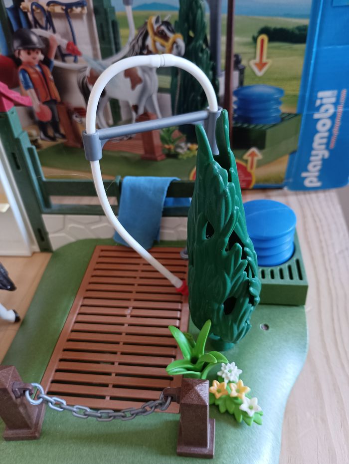 Playmobil 6929 avec boîte Box de lavage pour chevaux - photo numéro 3
