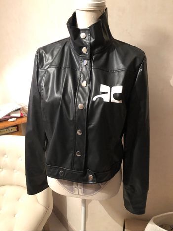 Blouson en pvc imitation Courrege