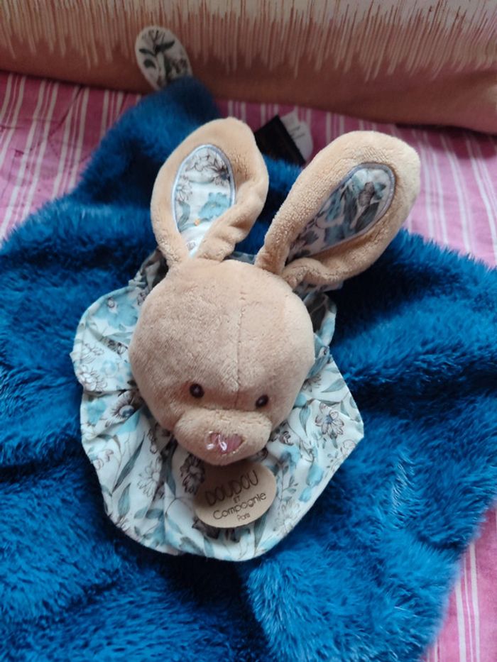doudou lapin doudou et cie liberty - photo numéro 3