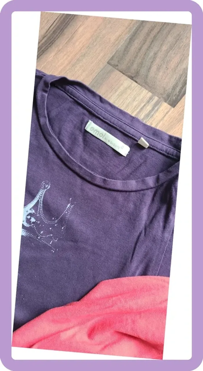 Lot de 4 t-shirts longs 8 ans - photo numéro 4