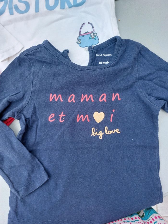 Lot 8 t-shirts manches longues ML - photo numéro 2