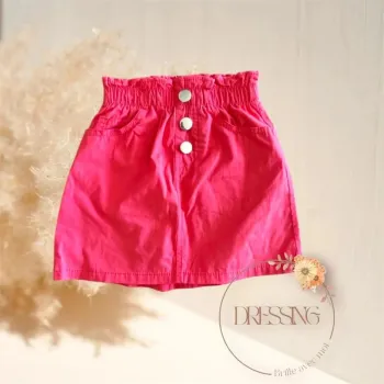 Jupe fille corail 4 ans