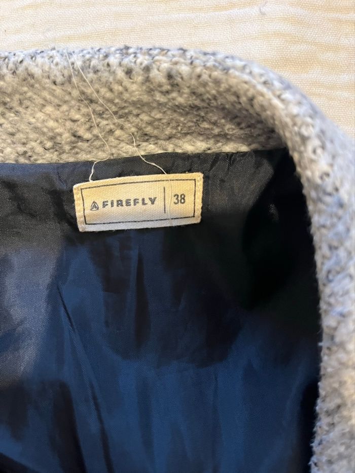 Manteau long gris chiné - photo numéro 4