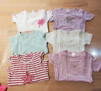 Lot de 6 t shirt 1 ans