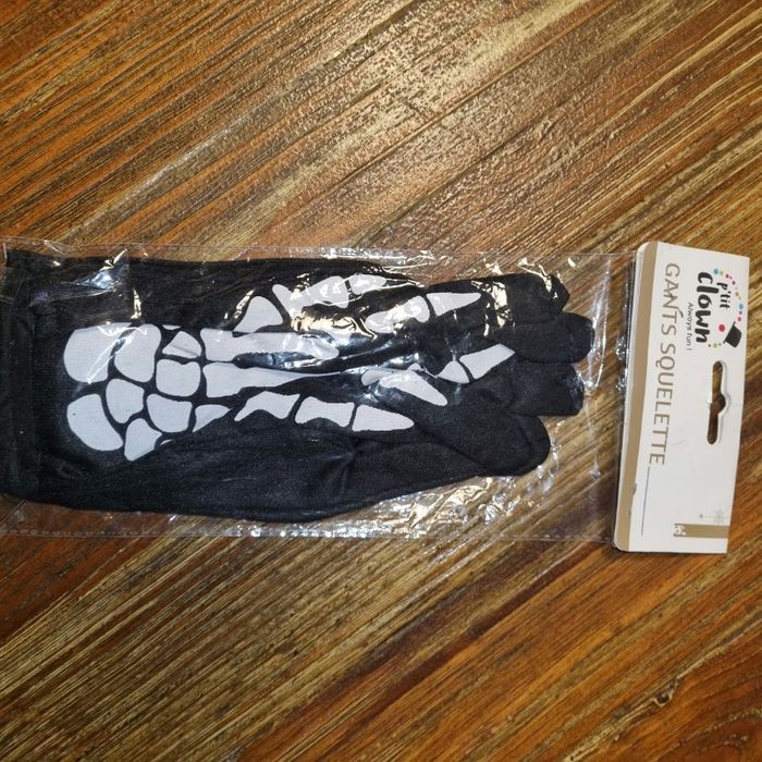 gants HALLOWEEN Squelette 🎃 NEUF 🎃