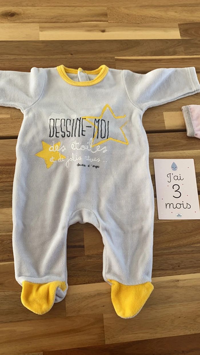 Lot de 3 pyjamas velours - photo numéro 2